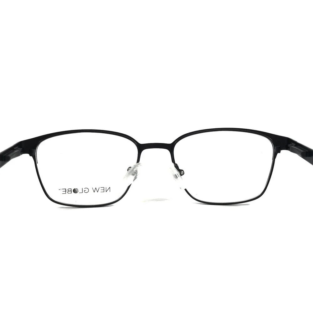 New Globe Eyeglasses Frames L5171-P BLACK Rectangle Full Rim 51-17-140